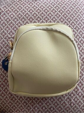 Compact Cream Women's Crossbody Pouch